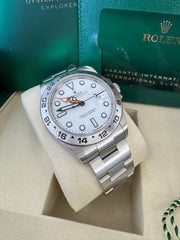 Rolex Explorer II 226570 2025 White Dial